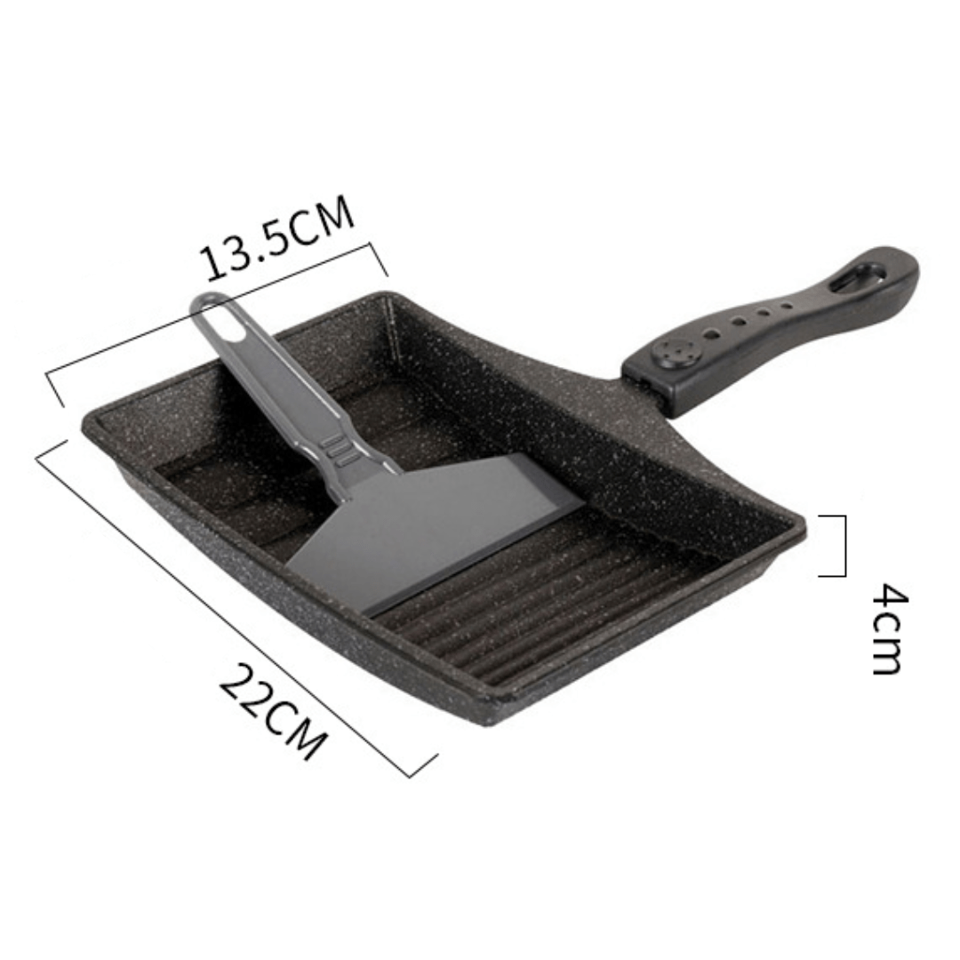 Non-Stick Portable Curved Pan