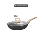 Maifan Stone Non-Stick Flat Bottom Frying Pan (24cm)