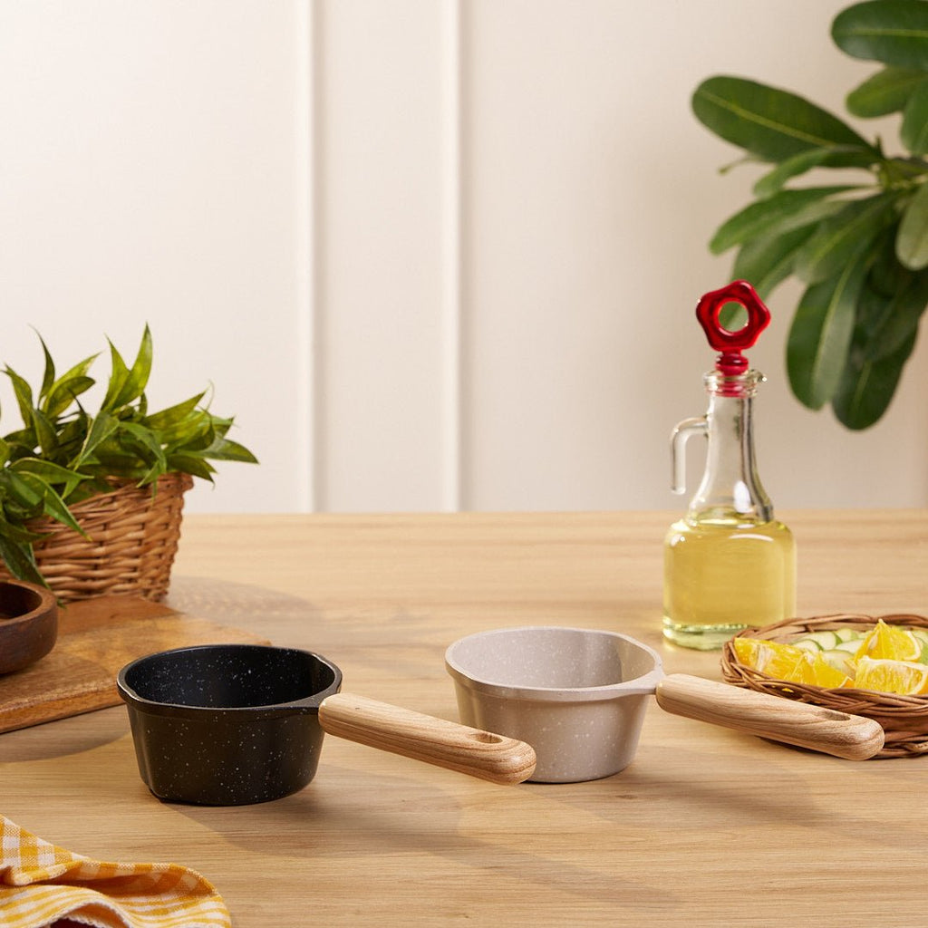 Premium Saucepan With Anti-Scald Wooden Handle