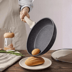 Maifan Stone Non-Stick Flat Bottom Frying Pan (24cm)