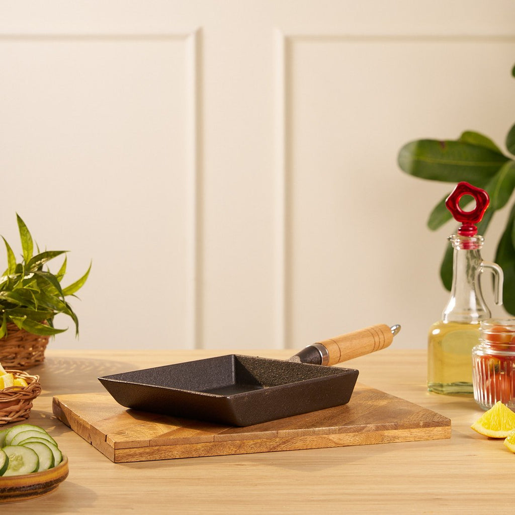Premium Uncoated Square Frying pan