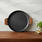 Premium Dual Handle Cast Iron Tawa with Silicone Grip(28cm)