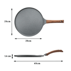 Multi-Purpose Non-Stick Maifan Stone Frying Pan With Ceramic Base(26cm)