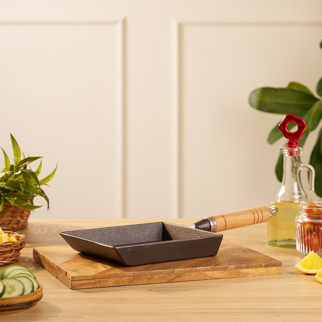 Premium Uncoated Square Frying pan