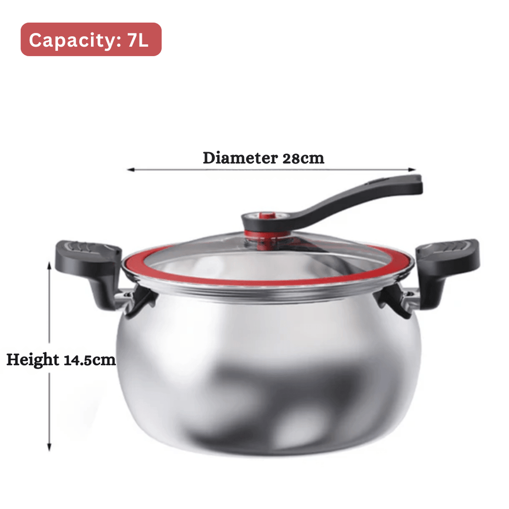 Multi-Use Micro-Pressure Cooker with Handle