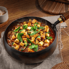 Multi-Purpose Cast Iron Cooking Pot with Wooden Handle (24cm)