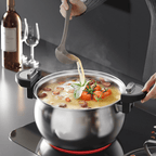 Multi-Stove Micro-Pressure Cooking Pot With Glass Lid (7L)