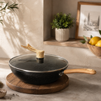 Multi-Purpose Nonstick Maifan Pan with Glass Lid