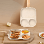 Multi-Compartment Non-Stick Maifan Stone Cooking Pan