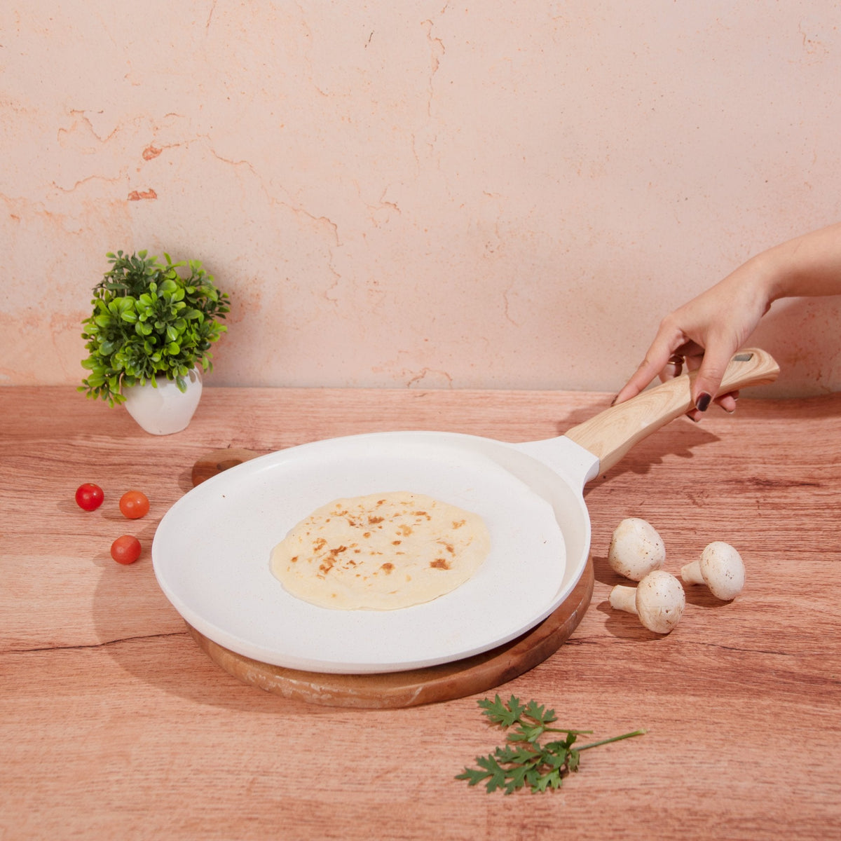 Maifan Stone Non-Stick Tawa (28cm)