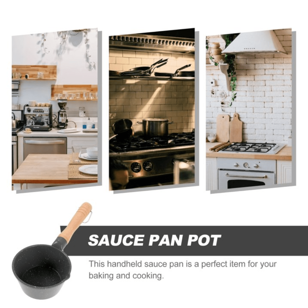 Premium Non Stick Pan With Wooden Handle