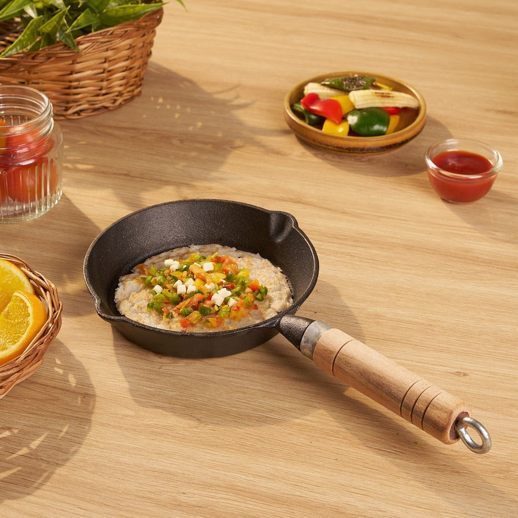 Quick-Heat Cast Iron Frying Pan(16cm)
