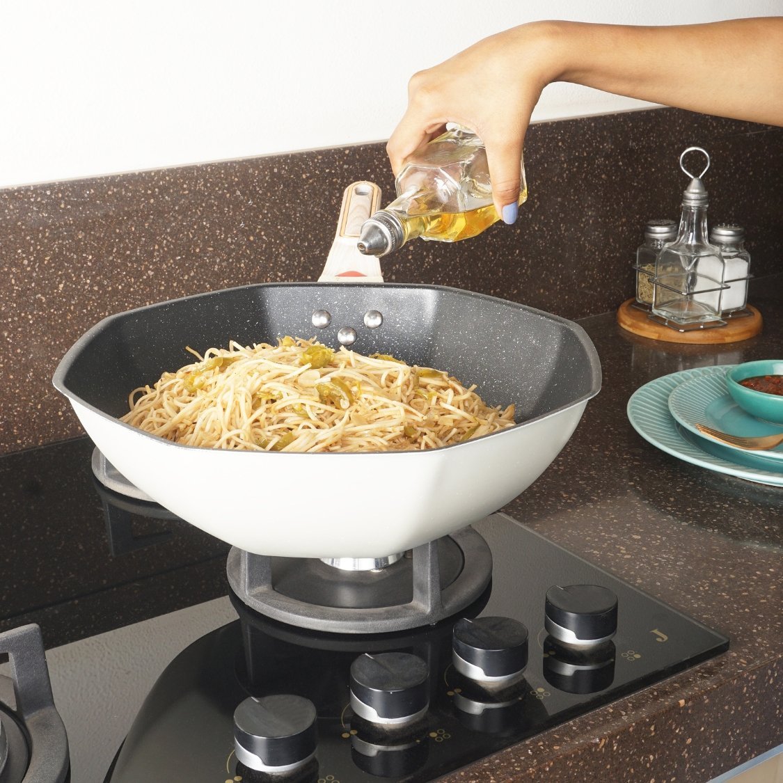 Non-Stick Octagonal Frying Pan