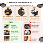 Non-Stick Cast Iron Grill Pan(22cm)