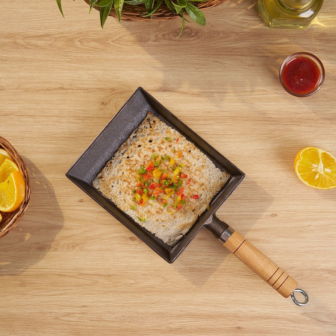 Premium Uncoated Square Frying pan