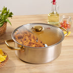 Dutch Hot Pot Stainless Steel Double-Handed Pot
