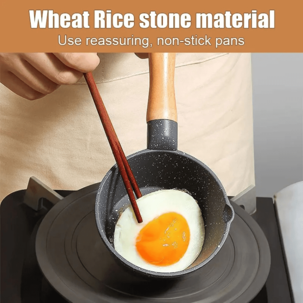 Premium Non Stick Pan With Wooden Handle