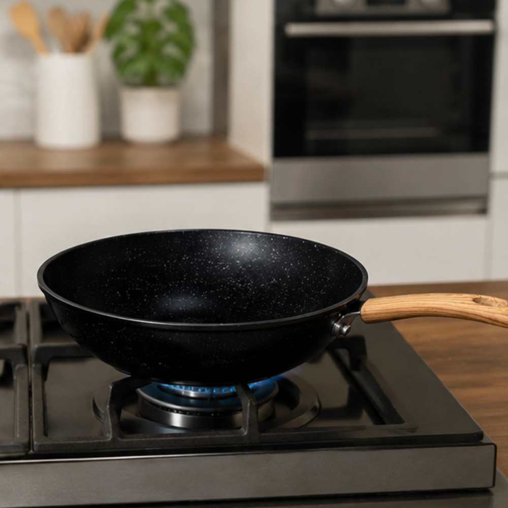 Multi-Purpose Nonstick Maifan Pan with Glass Lid