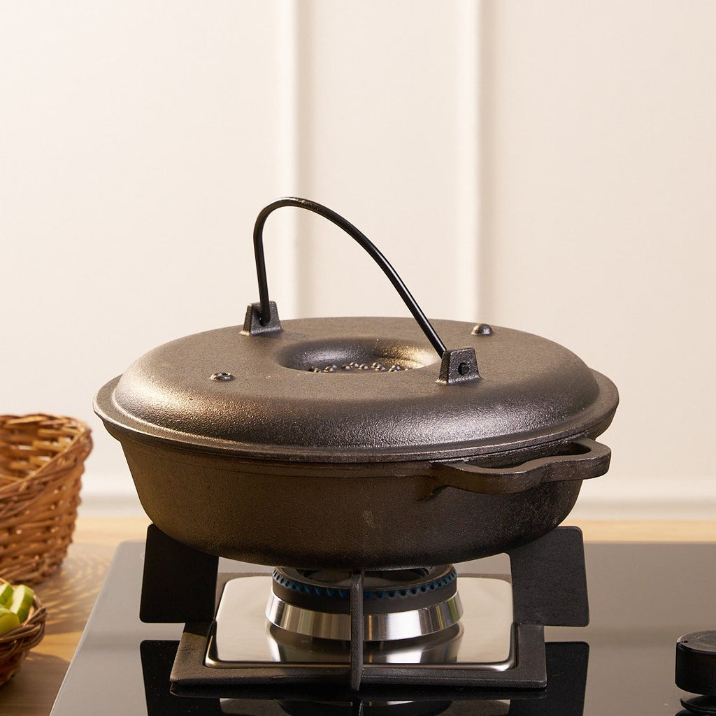 Multi-functional Cast Iron Pot