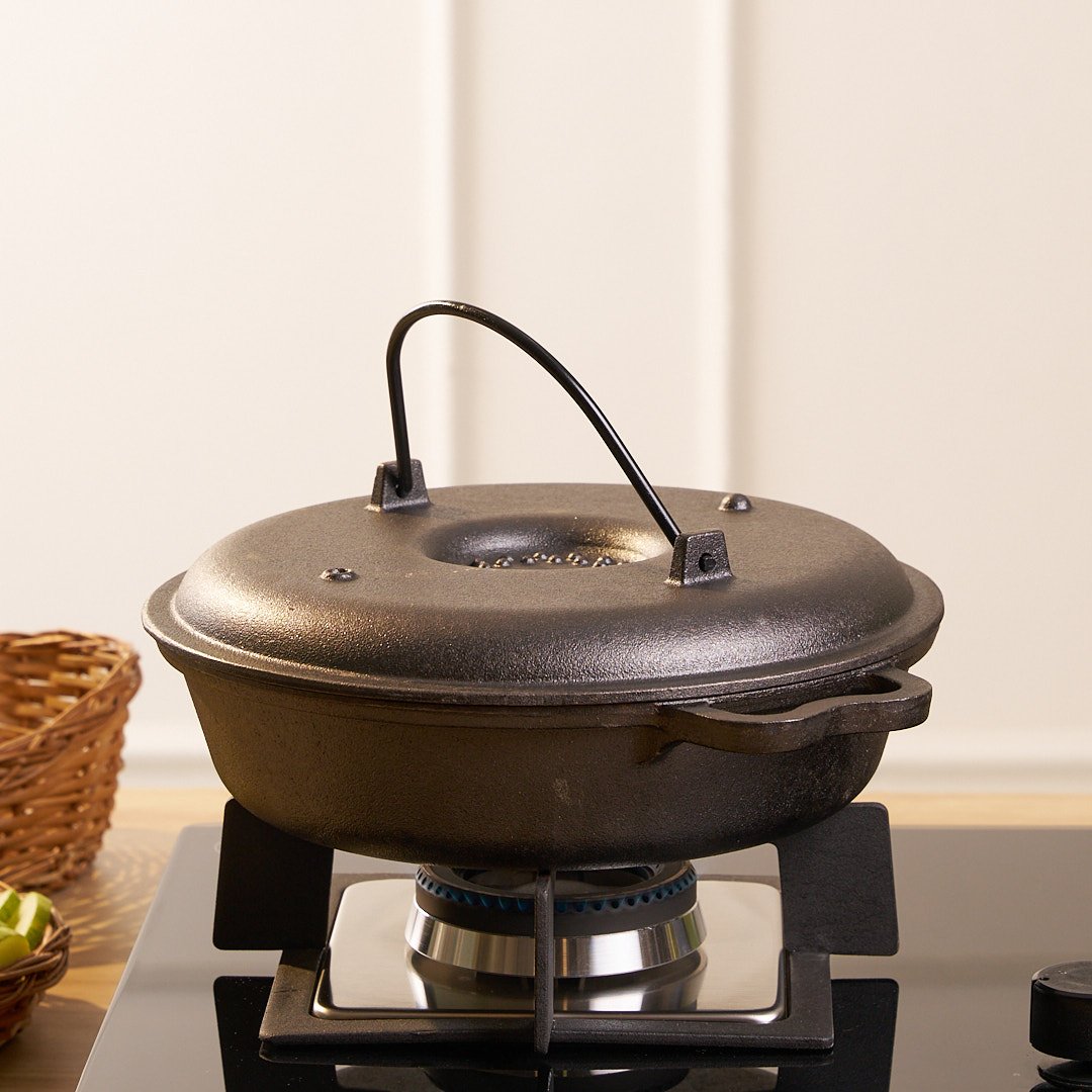 Multi-functional Cast Iron Pot