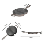 Non-Stick Double-Sided Folding Fry Pan (26cm)