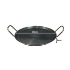 Double-Ear Crystal Shield Non-Stick Stainless Steel Pan