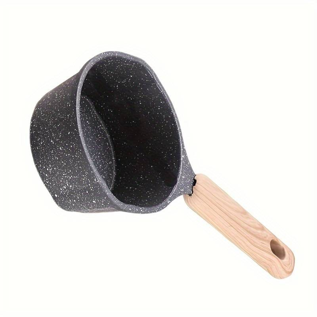 Premium Saucepan With Anti-Scald Wooden Handle