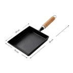 Premium Uncoated Square Frying pan