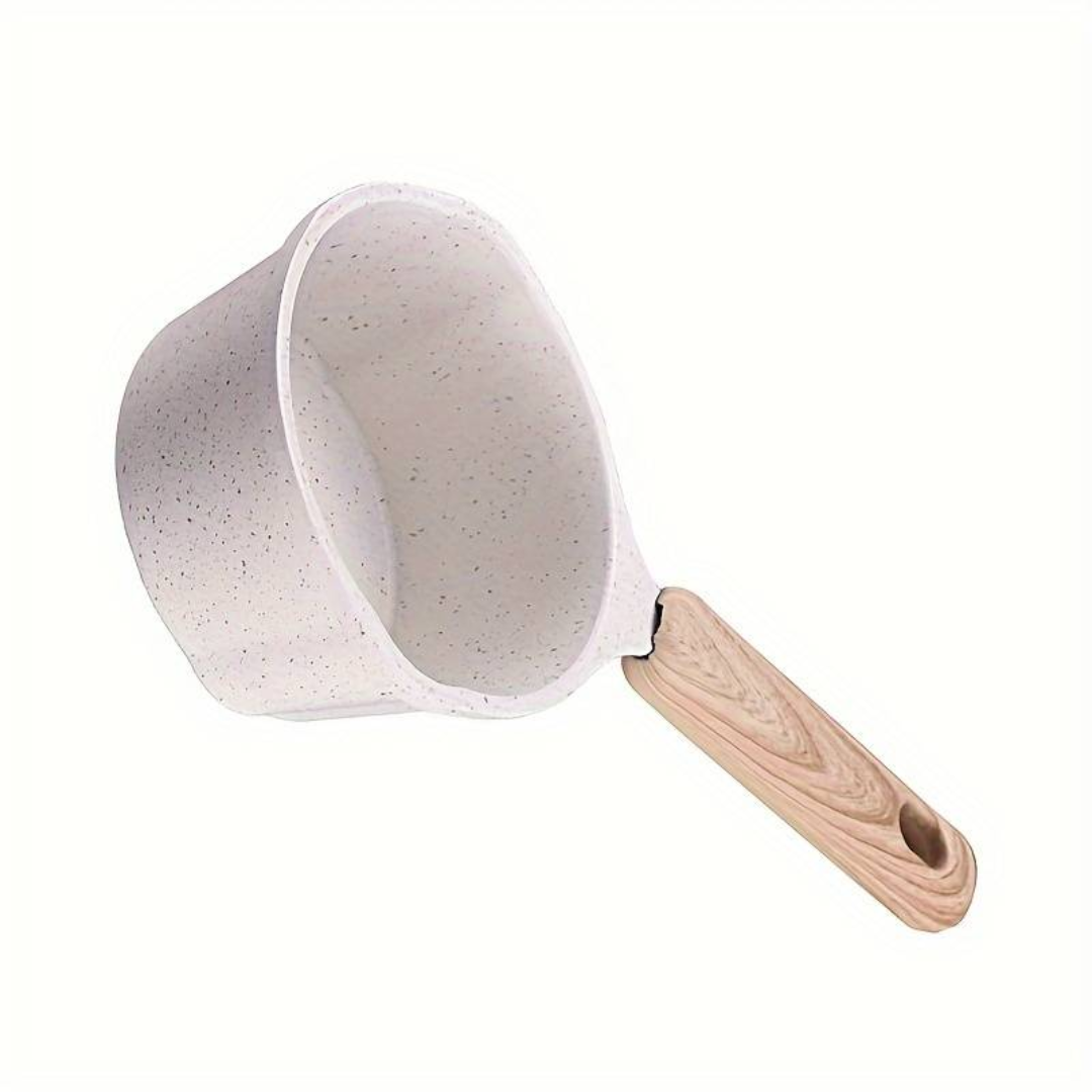Premium Saucepan With Anti-Scald Wooden Handle