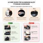 Durable Titanium Alloy Non-Stick Frying Pan without Lid (20cm)