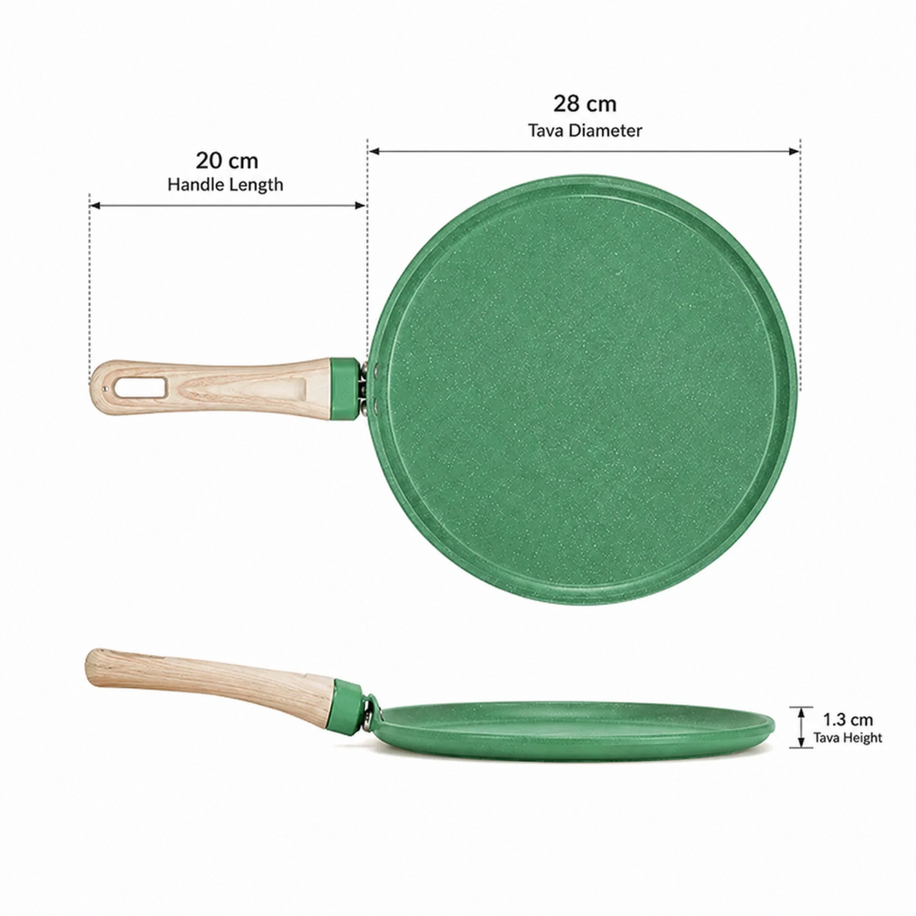 Granite Style Non-Stick Flat Tawa Pan