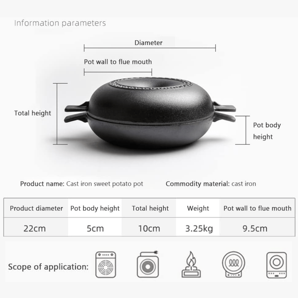 Multifunctional Cast Iron Roaster