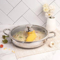 Multi-Purpose Stainless Steel Honeycomb Non-Stick Pan with Lid (28 cm)