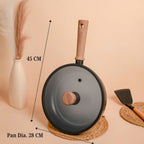 Non-Stick Titanium Fry Pan with Visual Lid (28 cm)