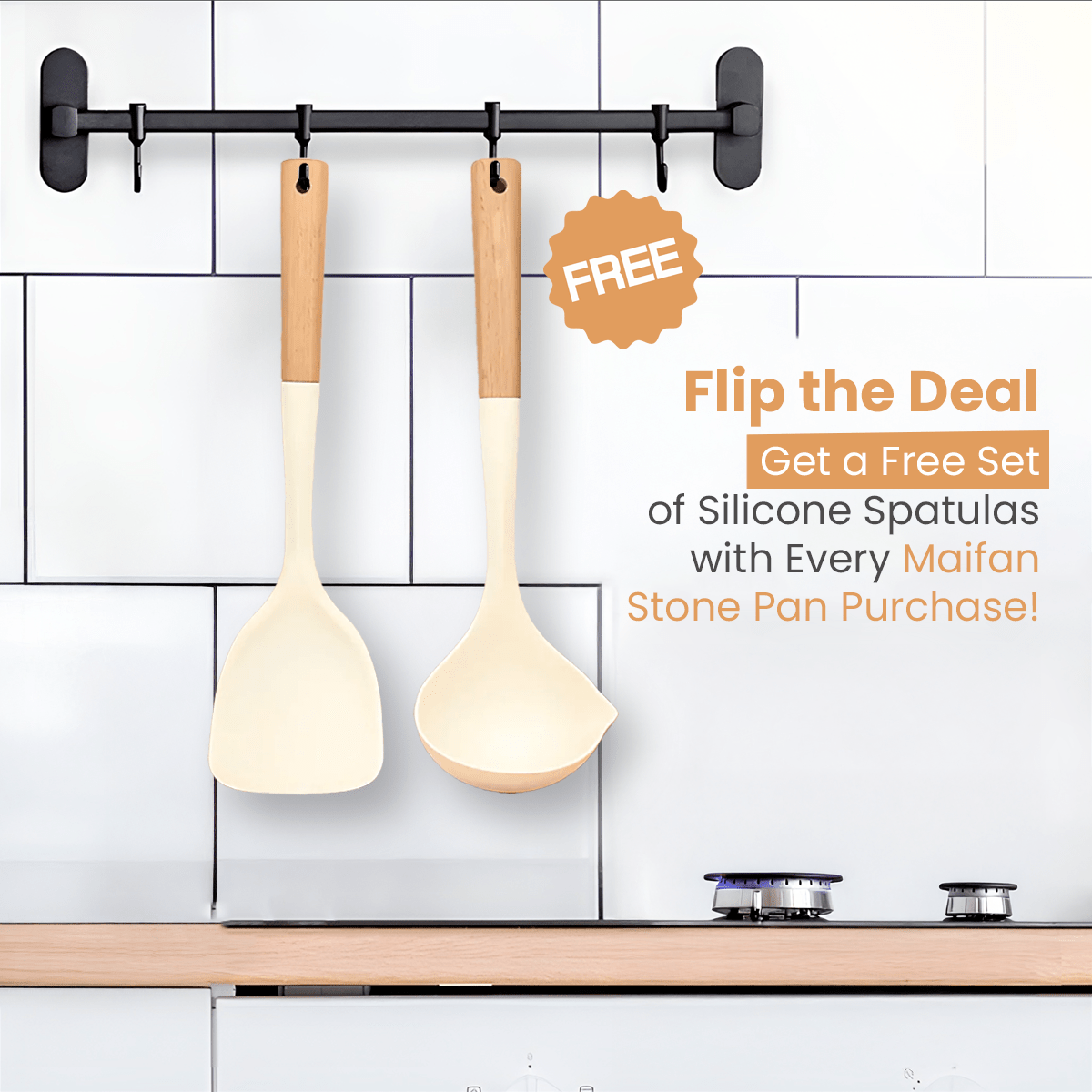 Maifan Stone Non-Stick Sauce Pan with Lid(24cm)