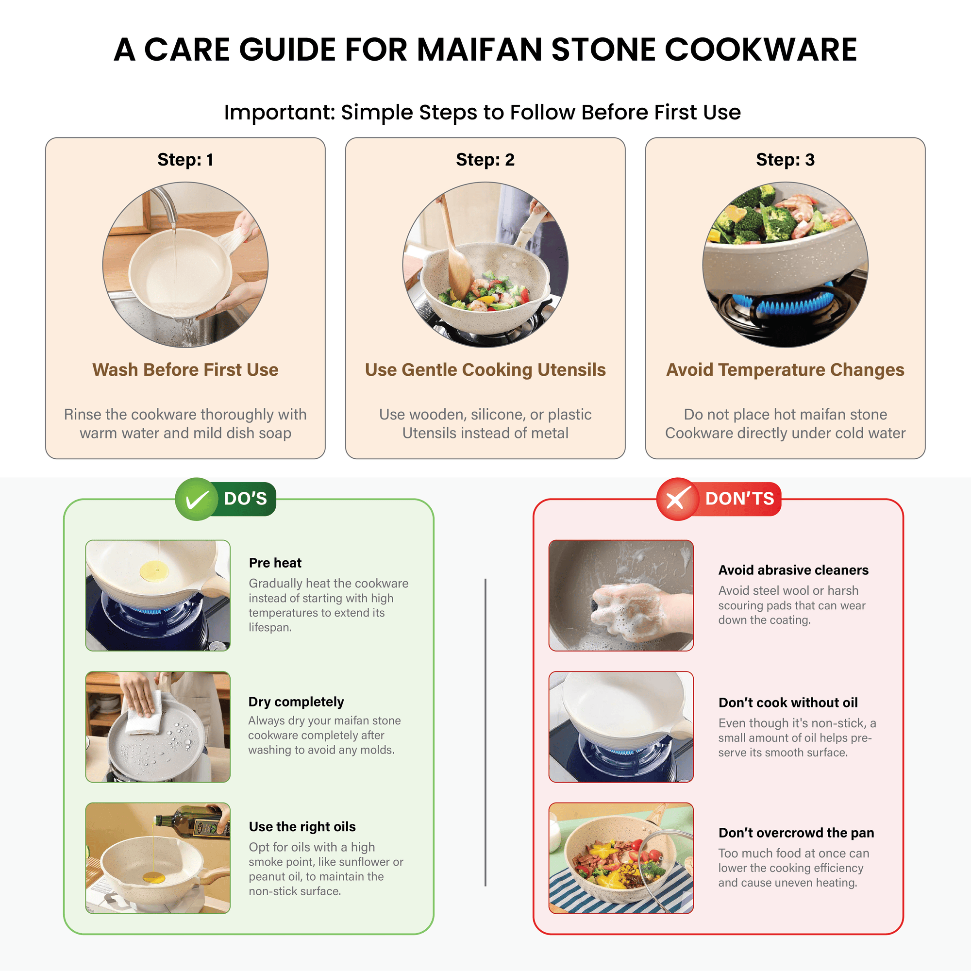 Maifan Stone Non-Stick Tawa (28cm)