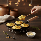 Multi-Cup Cast Iron Pancake Cooking Pan(18cm)