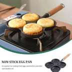 Multi-Cup Cast Iron Pancake Cooking Pan(18cm)