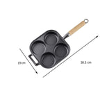 Multi-Hole Non-Stick Cast Iron Square Pancake Maker(19cm)