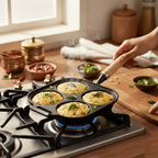 Multi-Hole Non-Stick Cast Iron Square Pancake Maker(19cm)