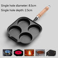 Multi-Hole Non-Stick Cast Iron Square Pancake Maker(19cm)