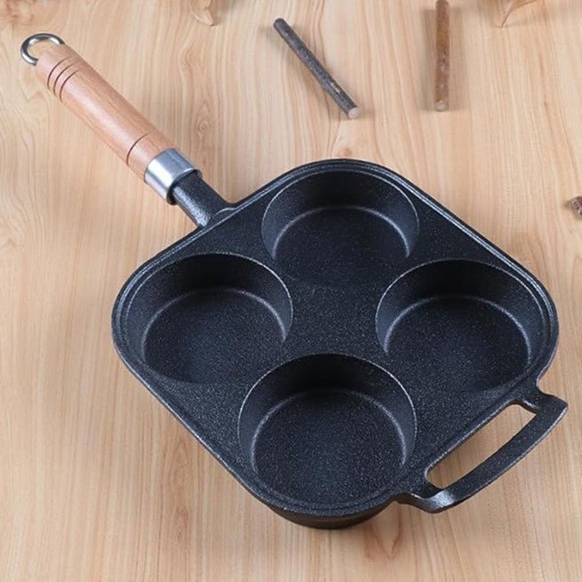 Multi-Hole Non-Stick Cast Iron Square Pancake Maker(19cm)
