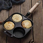 Multi-Hole Non-Stick Cast Iron Square Pancake Maker(19cm)