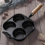 Multi-Hole Non-Stick Cast Iron Square Pancake Maker(19cm)
