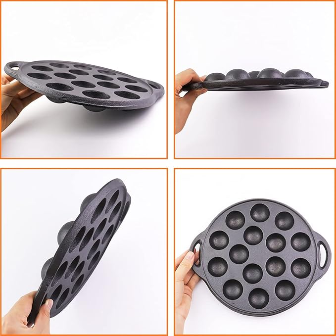 Multi-Purpose Cast Iron Round Mold Pan(21cm)