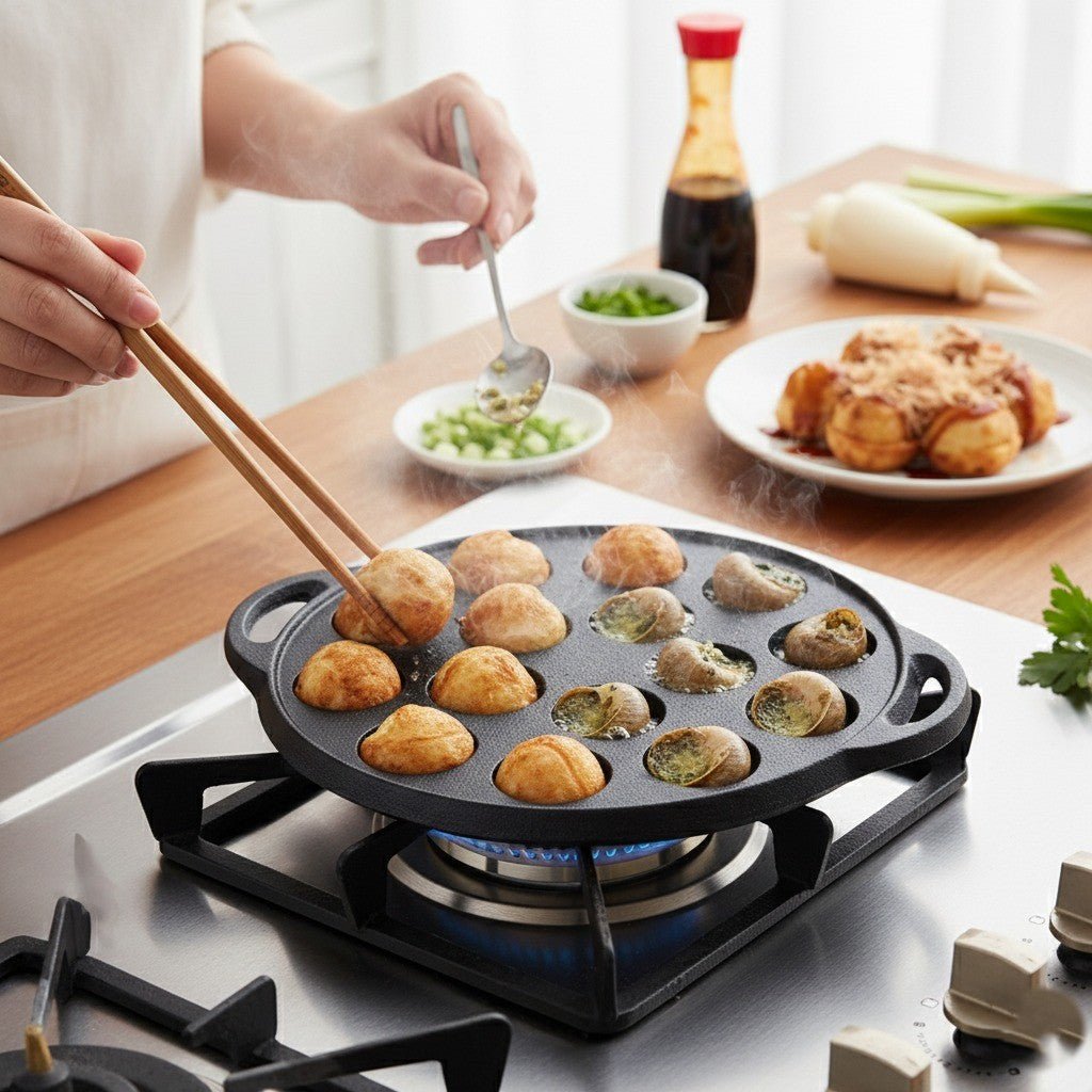 Multi-Purpose Cast Iron Round Mold Pan(21cm)