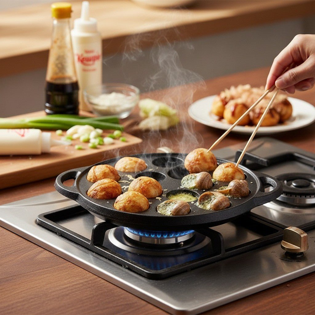 Multi-Purpose Cast Iron Round Mold Pan(21cm)