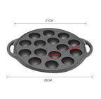 Multi-Purpose Cast Iron Round Mold Pan(21cm)