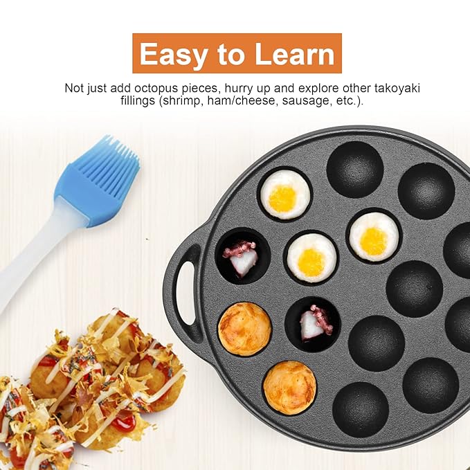Multi-Purpose Cast Iron Round Mold Pan(21cm)