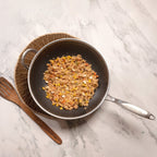 Multi-Purpose Stainless Steel Honeycomb Frying Wok With Lid (32cm)
